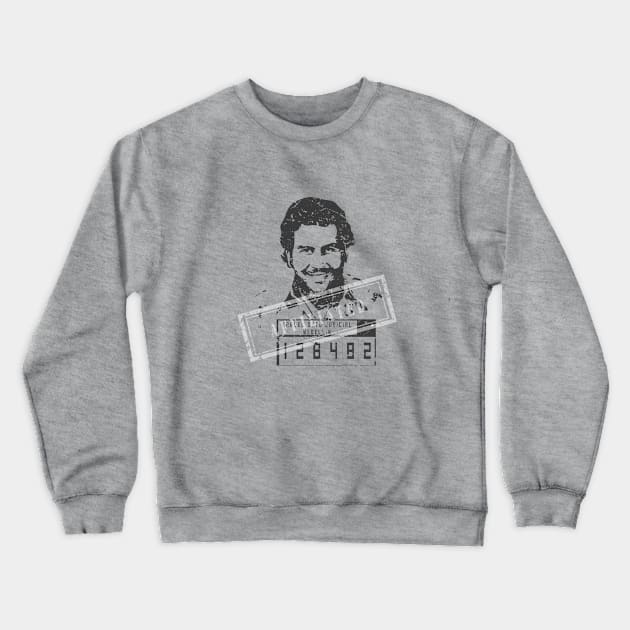 Pablo Escobar Crewneck Sweatshirt by GraphicMonas